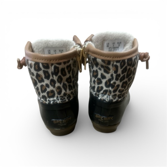 Sperry Top Sider SaltwaterSz 6 Animal Print Waterproof Duck Boots - Picture 2 of 4